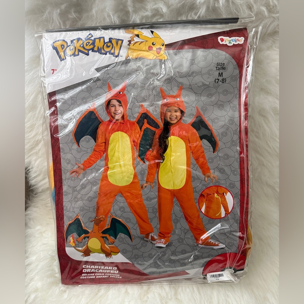Pokémon Charizard Kid Costume Set 7-8